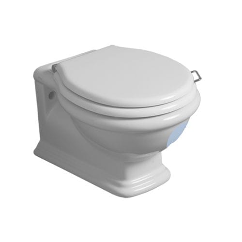 Подвесной унитаз - LA 18 - SIMAS ACQUA SPACE - из керамики / для бытового использования / овальный