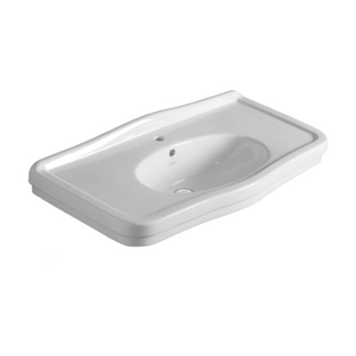 Раковина на ножке - LO 934 - SIMAS ACQUA SPACE - из керамики / овальная / 1 отверстие