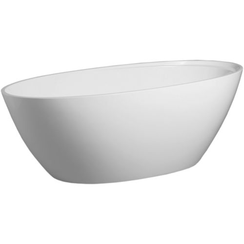 Овальная ванна - BO V1 - SIMAS ACQUA SPACE - отдельностоящая / для жилых зданий / из CrystalTech®