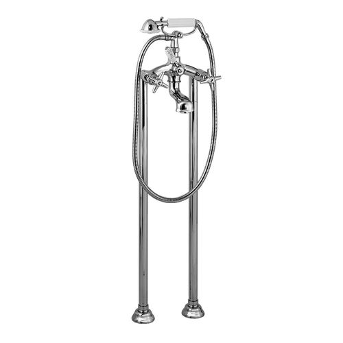 Двухрычажный смеситель для душа - 3274CL306 - RUBINETTERIE STELLA - для ванной / напольный / из хромированной латуни
