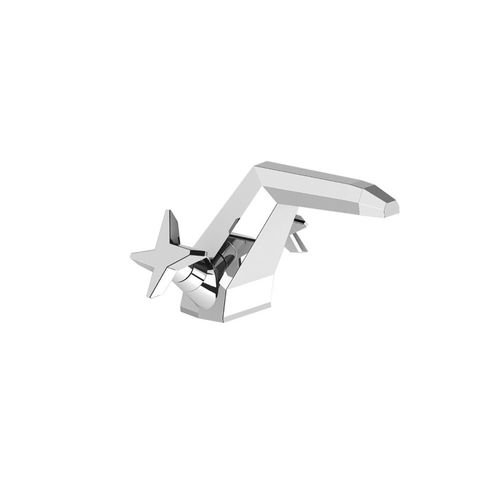 Двухрычажный смеситель для раковины - STELLA 3219 - RUBINETTERIE STELLA - настольный / из хромированного металла / из бронзы