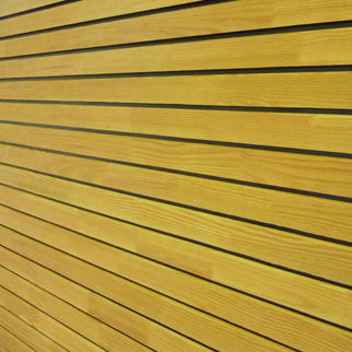 Листовая облицовка фасада - CORETEC WOOD - FP BOIS - из дерева / пазованная