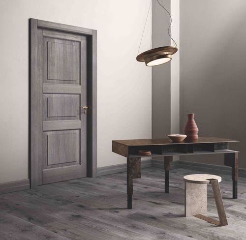 Дверь для интерьера - 110eLode 3B Stone Oak - GAROFOLI - из цельной древесины / створчатая / классическая