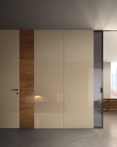 Дверь для интерьера - BiSystem: Biglass+Biplan - GAROFOLI - из стекла / раздвижная / застекленная