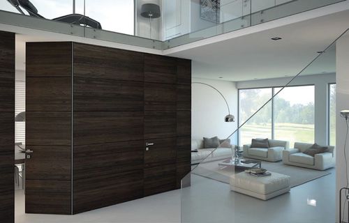 Дверь для интерьера - Filomuro: tinteggiabile a soffitto rivestita con boiserie - GAROFOLI - из дерева / створчатая / заподлицо