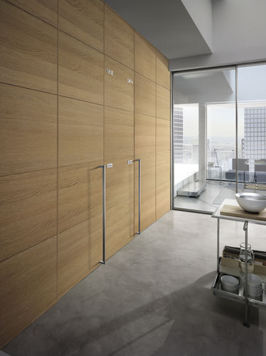 Дверь для интерьера - FILOMURO REI 60 ROVERE - GAROFOLI - из дерева / створчатая / заподлицо