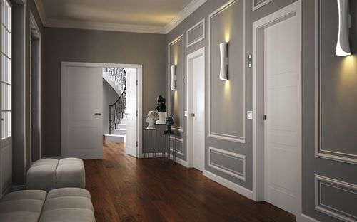 Дверь для интерьера - Gdesigner: Mod. REI 60 bianco - GAROFOLI - из дерева / створчатая / заподлицо