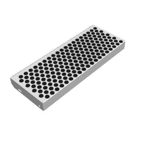 Решетчатый настил из гальванизированной стали - RUBBER STUD - GRAEPEL - из каучука / для мостка / для ступени лестницы