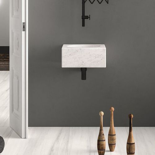 Плитка из керамогранита - MARBLE LAB : BIANCO STRIATO - Fiandre - полированная / для интерьера / для напольной поверхности