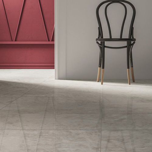 Плитка из керамогранита - MARBLE LAB : QUARZO GREIGE - Fiandre - полированная / для интерьера / для напольной поверхности