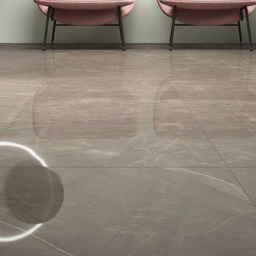 Плитка из керамогранита - MARBLE LAB : GLAM BRONZE - Fiandre - полированная / для интерьера / для напольной поверхности