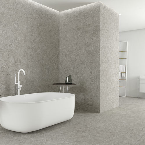 Плита из камня из керамогранита - COVERLAM BLUE STONE - GRESPANIA CERAMICA - для стены / для напольной поверхности / матовая