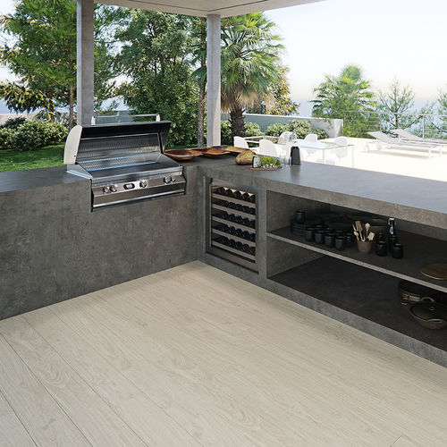 Рабочая поверхность из керамогранита - COVERLAM TOP LAVA - GRESPANIA CERAMICA - для кухни / для наружного применения / медная