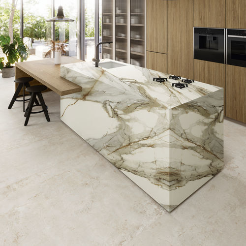 Рабочая поверхность из керамогранита - COVERLAM TOP MACCHIA VECCHIA - GRESPANIA CERAMICA - для наружного применения / матовая / глянцевая