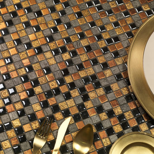 Плитка имитация мозаики - MUSA - GRESPANIA CERAMICA - из керамогранита / рельефная / глянцевая