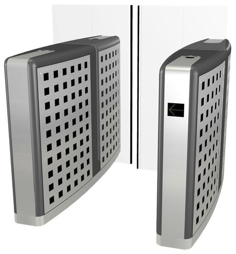 Быстрая дорожка для автоматического контроля доступа - SPEEDSTILE FP  - GUNNEBO ENTRANCE CONTROL - для обеспечения безопасности / из стекла / из нержавеющей стали