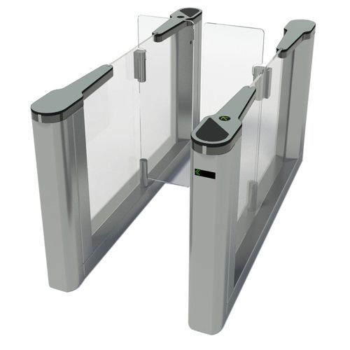 Быстрая дорожка для автоматического контроля доступа - SPEEDSTILE FL   - GUNNEBO ENTRANCE CONTROL - для обеспечения безопасности / из стекла / из нержавеющей стали