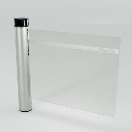 Дверца из стали - GLASSTILE S DETECT - GUNNEBO ENTRANCE CONTROL - из стекла / металлический каркас