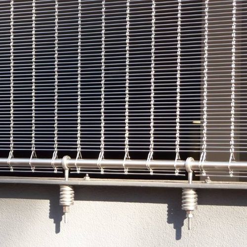 Металлическая крепежная система - BOTTOM MOUNTING CABLE MESH - HAVER & BOECKER OHG - для отделки фасадов / для навесной панели / для стены