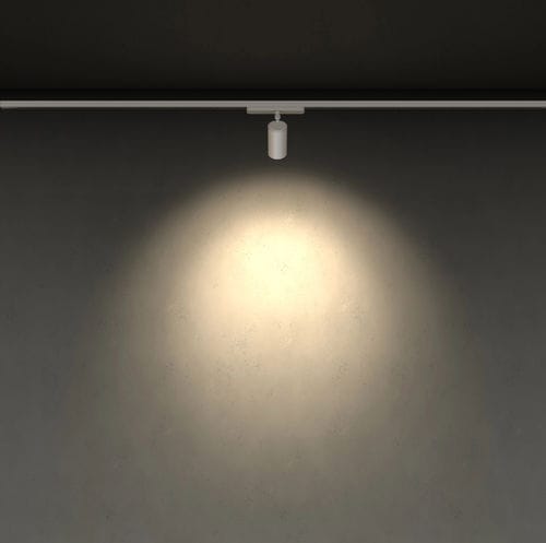 Светильник на рейке LED - EIDOS D89 - ING. CASTALDI ILLUMINAZIONE - круглый / из алюминия / из поликарбоната