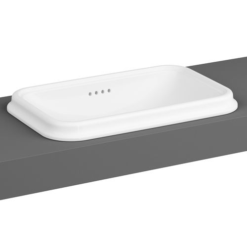 Настольная раковина - 7800B003-0012 - VitrA - из керамики / прямоугольная / современная