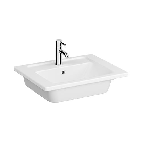 Настольная раковина - INTEGRA  - VitrA - из керамики / прямоугольная / 1 отверстие