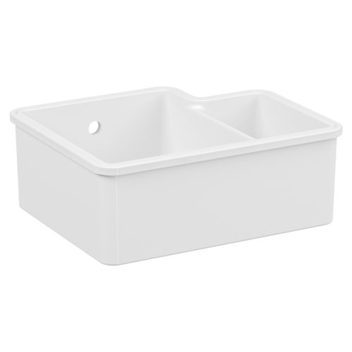 Раковина под рабочей поверхностью - 5936B0XX-0012 SERIES - VitrA - из керамики / прямоугольная / современная