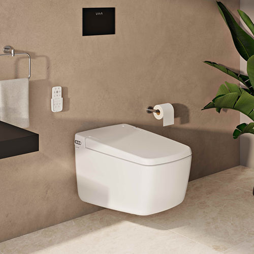Умный унитаз - V-CARE PRIME SMART - VitrA - подвесной / из керамики / не определено