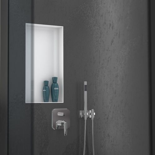 Ниша в стене из полимера - Sanwell Top niche - wedi GmbH - прямоугольная / для ванной комнаты