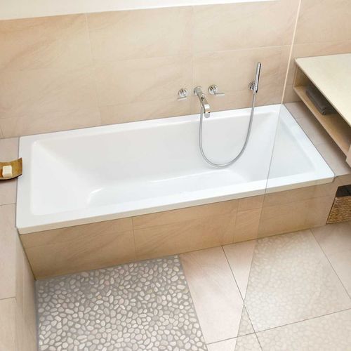 Прямоугольная облицовка ванной - Bathboard - wedi GmbH - из стекла / ванна