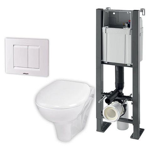 Установочный элемент для подвесных туалетов - COMPACT : 55721108 - WIRQUIN - с баком для смыва