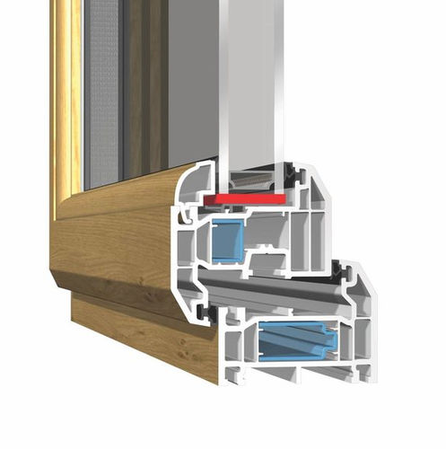 Оконный профиль из PVC-U - EXTERNALLY BEADED SASH - KÖMMERLING - для обеспечения безопасности