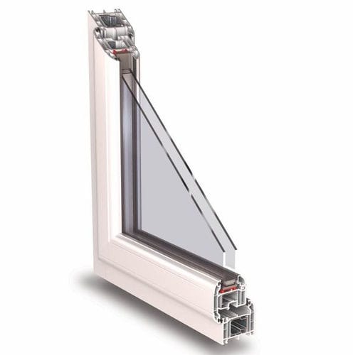Дверной профиль из PVC-U - O70 STANDARD - KÖMMERLING - для обеспечения безопасности