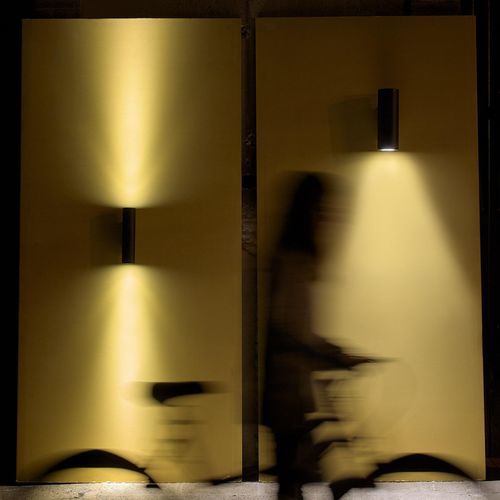 Современный настенный светильник - LUP - LAMP LIGHTING - для наружного применения / из экструдированного алюминия / круглый