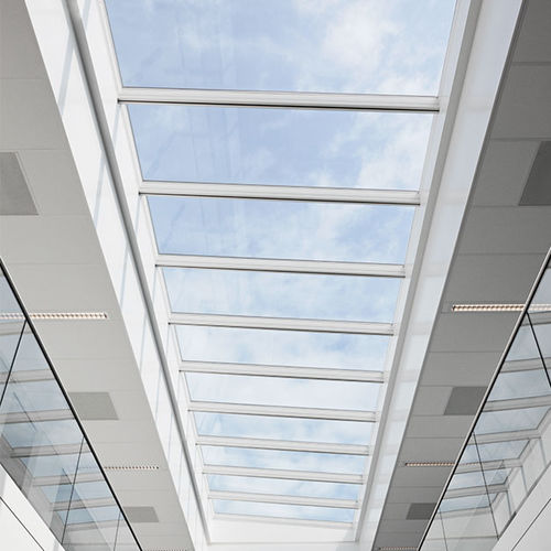 Фонарь для плоской крыши - LONGLIGHT 5-25° - VELUX - для наколонной кровли / удаления дыма / с петельным крюком