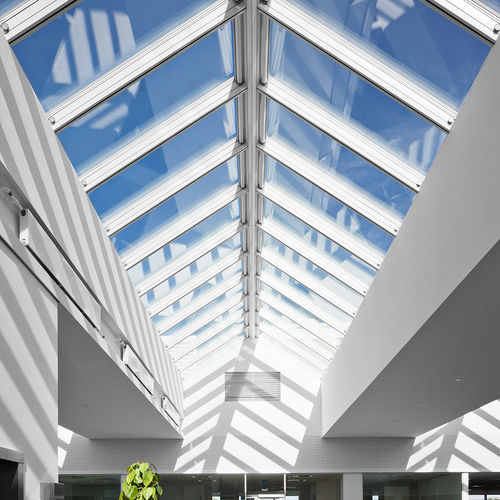 Фонарь для плоской крыши - RIDGELIGHT 25-40° - VELUX - для крыши с двойным наклоном / удаления дыма / из стекла