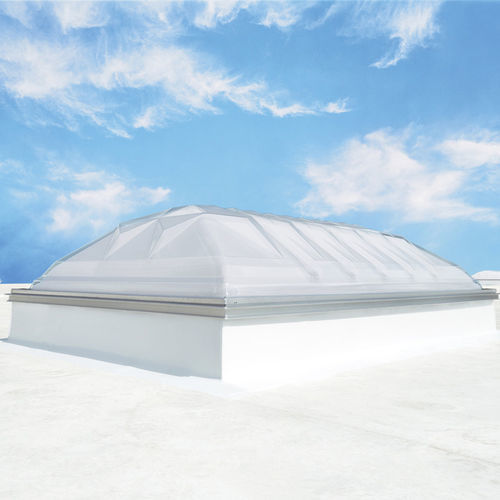 Световой купол из стекла - DYNAMIC  - VELUX - из акрила / изогнутый / для плоской крыши