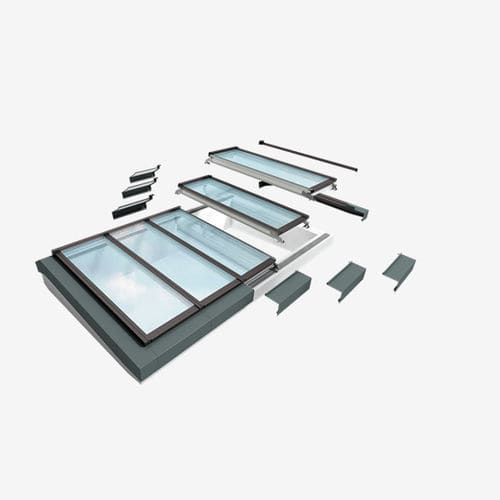Фонарь для кровли - MODULARITY - VELUX - для ремонта здания / из стекла