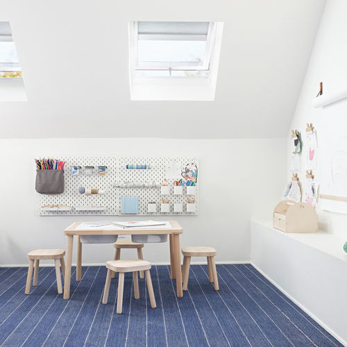 Мансардное окно с солнечным коллектором - FRESH AIR - VELUX - из дерева / из алюминия / проекционное