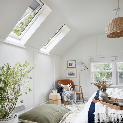 Мансардное окно из дерева - E-CLASS - VELUX - из алюминия / неподвижное / с двойным остеклением