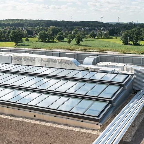 Фонарь для кровли - LONGLIGHT - VELUX - с двойным остеклением / с петельным крюком / из стекла