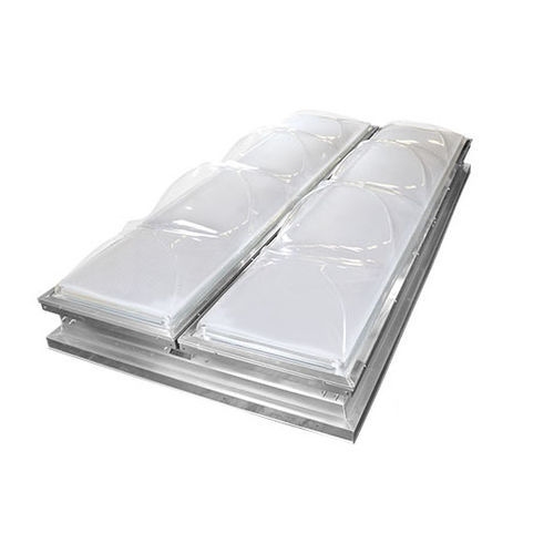 Световой купол для плоской крыши - MECHANICAL - VELUX - с люком дымоудаления