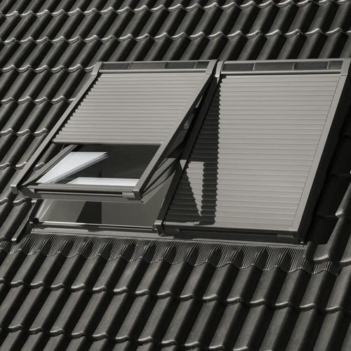 Роликовая ставня - SML-K - VELUX - из металла / матовая / для слухового окна