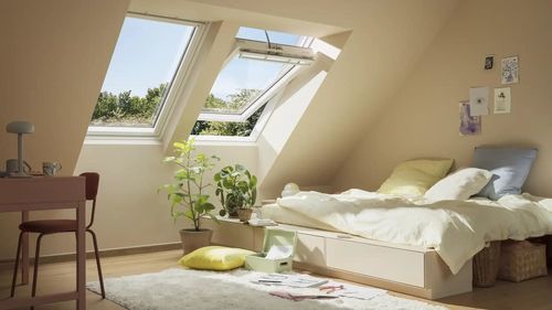 Мансардное окно из дерева - GGL/GGU -22 - VELUX - поворотное / с двойным остеклением / одностворчатое