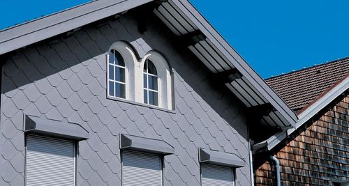 Панельная облицовка фасада - ADEKA® FACADE - VM Building Solutions - чешуйчатая / цинка / из металла