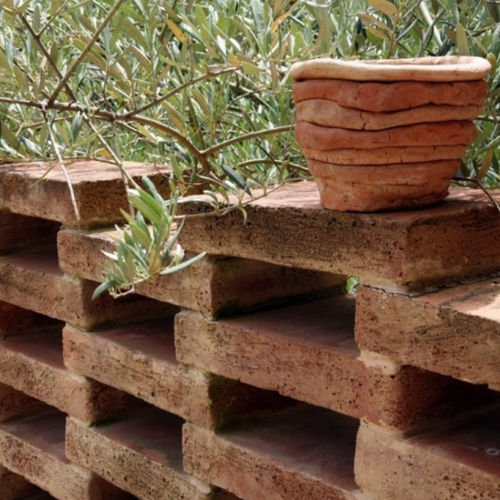 Терракотовый облицовочный кирпич - PRE-AGED RECTANGULAR - TERRES CUITES DE RAUJOLLES - для наружного использования / внутренний / приклеиваемый