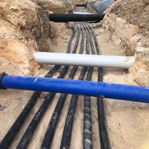 Засыпка высокая устойчивость к сжатию - TRUBED - Tarmac Building Products - для трубопровода / для ветрогенераторной установки / для дороги