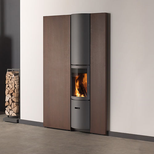 Дровяная топка для камина - 30-COMPACT IN FRONT PANEL - Stûv - из чугуна / с естественной конвекцией / современная