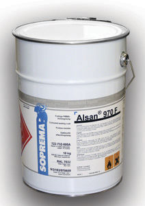 Штукатурка для отделки - ALSAN® 970 F - SOPREMA - для наружного применения / для кровли / акриловая