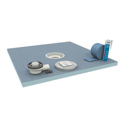 Напольный душевой поддон - BASIC BOARD COMFORT - STADUR PRODUKTIONS GMBH & CO KG - из нержавеющей стали / по индивидуальному заказу / для гостиницы